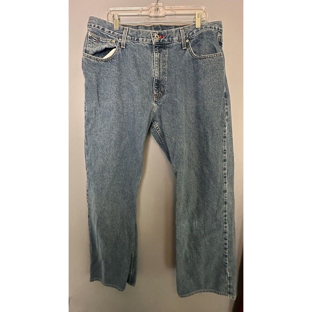 Men’s Tommy Hilfiger Jeans 38 32 Classic Retro Preppy Grunge Hipster READ